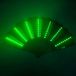 Merkloos Opvouwbare Ventilator - Handventilator met LED - Groen