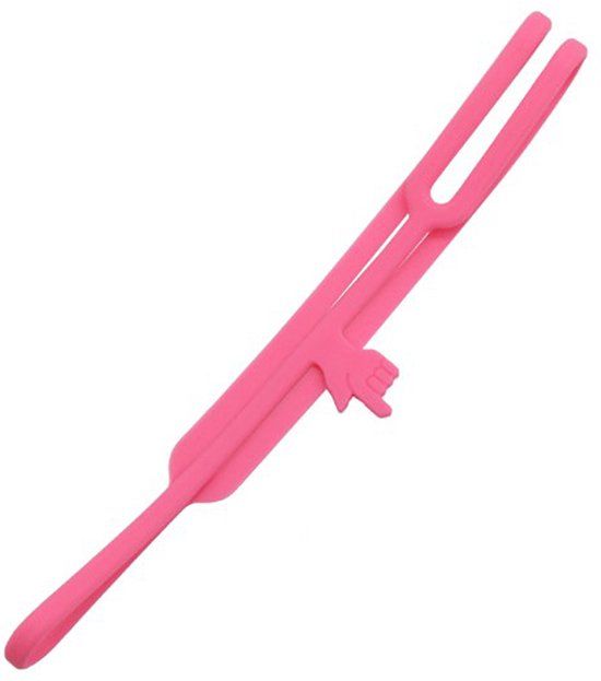 LeuksteWinkeltje boekenlegger - Elastiek - Roze - Hand Help Me