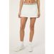 FILA Lunata Jupe-culotte de tennis ajustée graphique à bande Egret