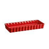 Emile Henry Plat à tarte rectangulaire - 360x150mm - Grand Cru