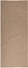 vidaXL Binnen- en buitentapijt AGIRA Naturel 150 x 80 cm Polyester
