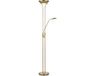 Home Sweet Home Klassieke Vloerlamp - Goudbrons - 50 x 50 x 180cm - Dimbaar - Met R7s en G9 lichtbron