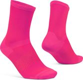 GripGrab Airflow Lightweight Zomer Fietssokken Unisex Roze Hi-Vis Maat XS (35-38)