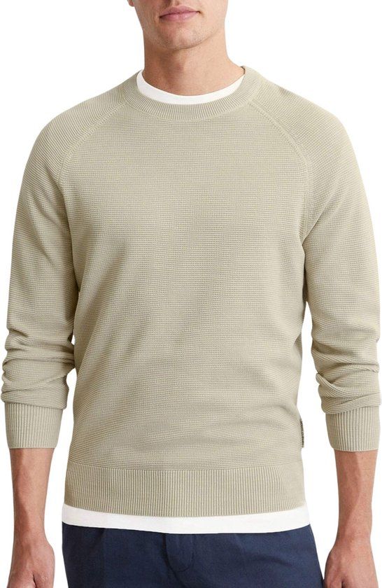 Marc O'Polo Crewneck Trui Mannen - Crème - Maat L