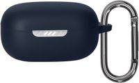 kwmobile Housse pour étui d'écouteurs - Convient pour JBL Live Pro 2 TWS - Bleu foncé