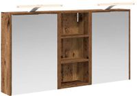 vidaXL Badkamerkastenset 3 st 116 x 16 x 62,5 cm Bewerkt hout