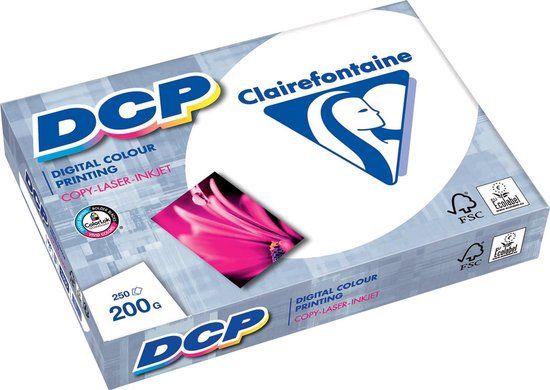 Clairefontaine DCP presentatiepapier A3, 200 g, pak van 250 vel