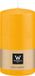 Wiedemann Bougie cylindrique/bougie pilier - jaune - 13 x 7 cm - 52 heures de combustion