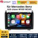 Junsun 8-kern autoradio met 4GB RAM + 64GB opslag, Carplay-functionaliteit, geschikt voor Mercedes-Benz A/B-klasse (W169, W639, W245), Sprinter, Vito, Viano, en VW Crafter. Inclusief GPS-navigatie, Wi-Fi, Bluetooth, stuurwielbediening en USB-aansluiting, met DSP