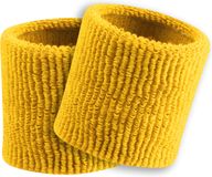 TCK - Polsbanden - Badstof - Diverse Sporten - Volwassenen - Terry - Standard Weight - 8 cm - Paar - Goud - One Size