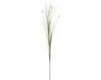 Mica Decorations Plante de roseau artificielle - Vert/Blanc - 84 cm