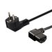 Savio CL-115 Cordon d'alimentation Noir 1,2 m IEC C13