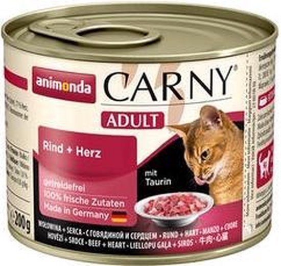 Animonda Carny Adult Rund met Hart 6 x 200g