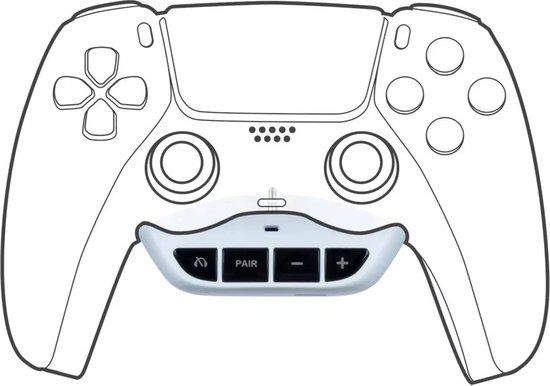 Bigben draadloze audio-adapter voor PS5 controller - Wit