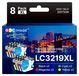 Brother Cartouches d'encre LC3219XL pour Brother MFC-J5330DW (8 pièces)
