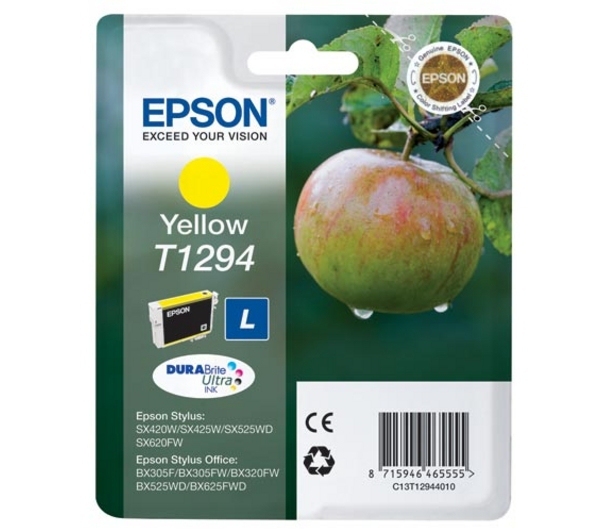 Epson Apple Singlepack Yellow T1294 DURABrite Ultra Ink single pack / geel