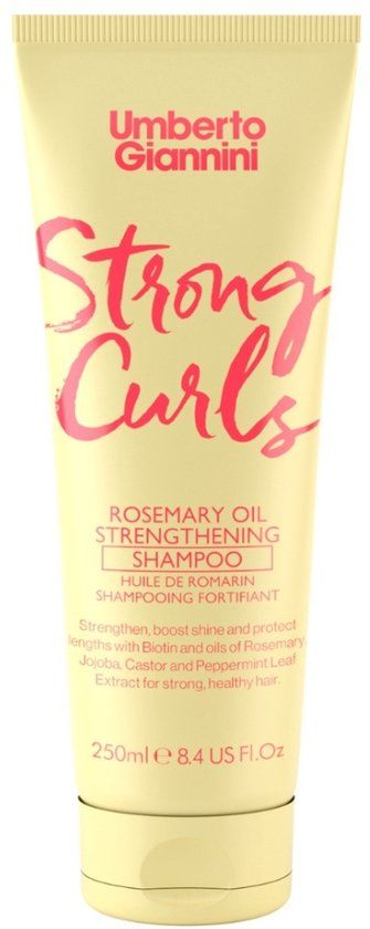 Umberto Giannini Strong Curls Rosemary Oil Strengthening Shampoo - 250ml