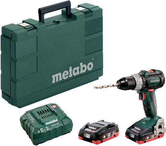 Metabo SB 18 LT BL Accu Klopboor-/Schroefmachine Set - 18V - 2x 4.0Ah - Koolborstelloos