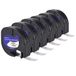 LEYF 6 stuks labeltape, compatibel met Dymo 91200, 12 mm x 4 mm, zwart op wit