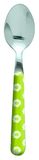 Excelsa Enjoy lepel koffie Margherita, roestvrij staal, groen, 15 x 2 x 1,5 cm