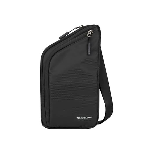 Travelon World Travel Essentials Crossbody Bag - Black - One Size