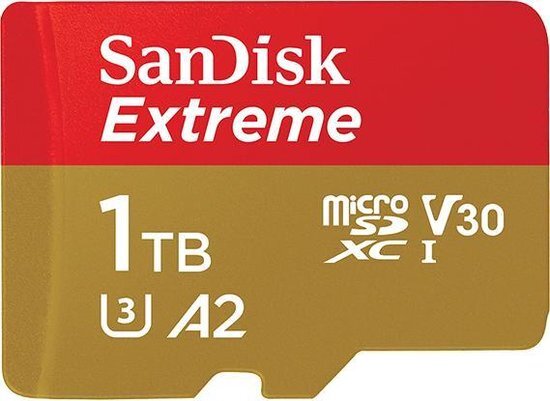 Sandisk Extreme microSDXC 1TB U3 V30 A2