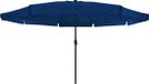 vidaXL Tuinparasol 395 x 395 x 245 cm polyester rond azuurblauw