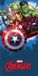 Marvel Avengers Strandlaken Blue - 70 x 140 cm - Katoen
