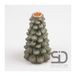 Season Inspired Decoration Kaarsenstandaard 11x11x19 olijfgroen