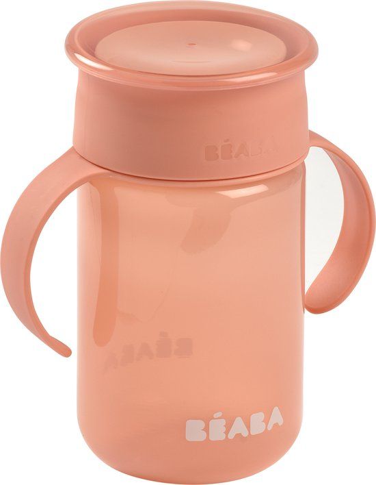 Béaba - Leerbeker - Drinkbeker - 340ml - Roze