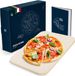 Blumtal Pierre à pizza - Pierre à pizza de luxe - Résistant à la chaleur jusqu'à 900 °C - Pierre à pizza pour four et grill - Brique de cuisson