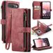 Caseme Étui Portefeuille Google Pixel 10/10 Pro Multifonctionnel C30 - Rouge