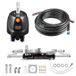 VEVOR kit de direction hors-bord hydraulique, 220kW (300 ch) - Système de direction hydraulique pour bateaux, avec pompe de direction 6,9 MPa, cylindre de verrouillage bidirectionnel et tuyaux de 7,9 m, pour une station de gouvernail, un moteur