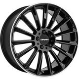 CARMANI CA 17 FRITZ noir lèvre poli 9.0Jx21 5x112 ET25
