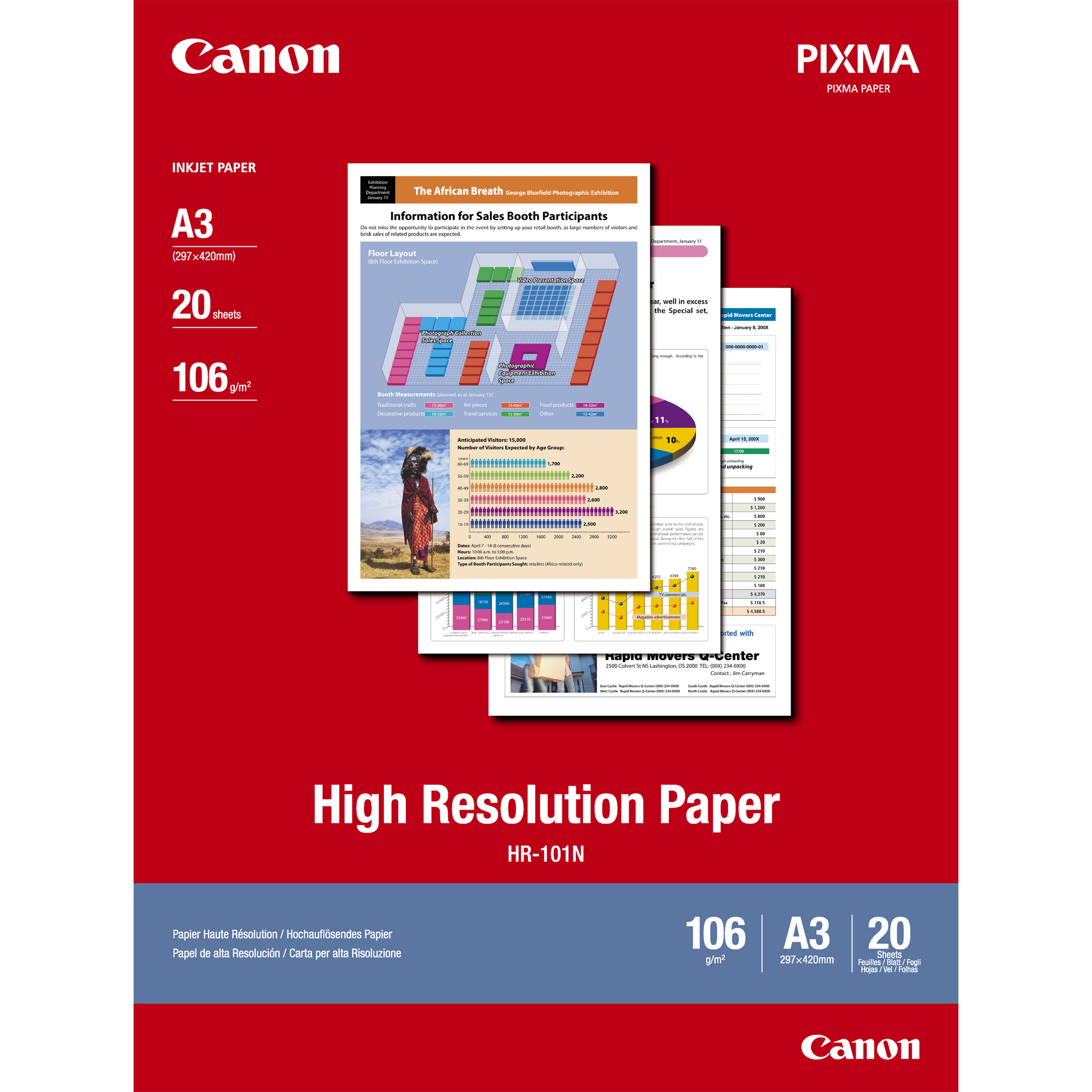 Canon HR-101 A3 Paper high resolution 20sh
