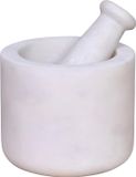 Goodivery Marmeren Vijzel en Stamper Set met Citruspers - 13 cm Diameter