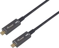 Equip 119461 USB-C naar C Active Optical kabel, M/M, 5,0 m, PD 60W, 4K/60Hz, 10Gbps, Video+Data+PD