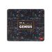 Legami Muismat met anti-stof- en antireflecterend oppervlak van pvc, antislip rubberen basis, Genius-motief, 22,3 x 23,3 cm