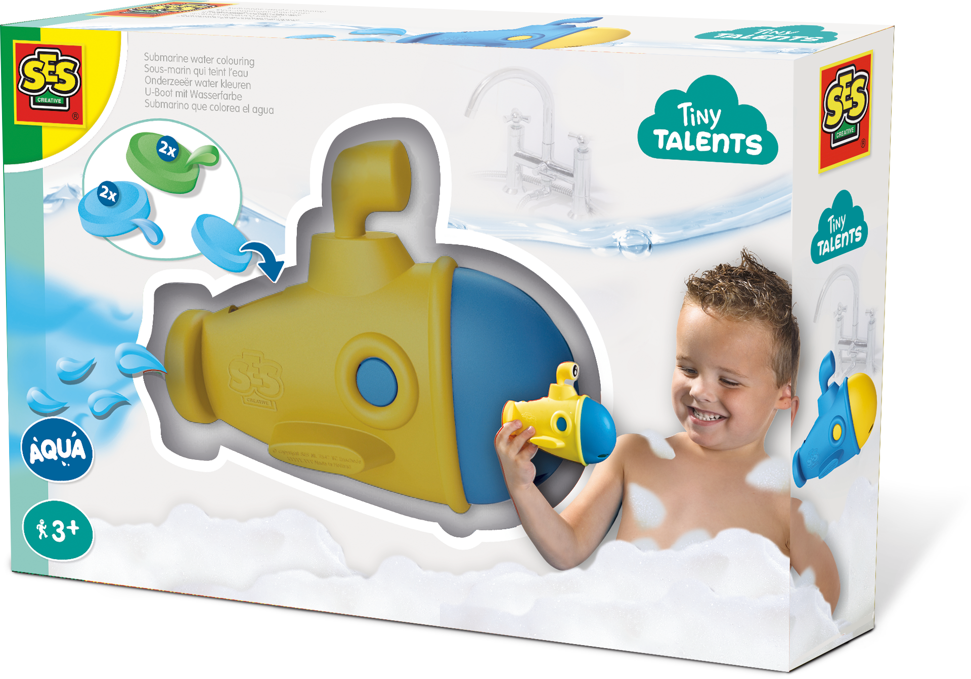 ses Tiny Talents Onderzeeër water kleuren - 3+ jaar - Jongen