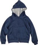MAM Partij Stunter Kinder vest met capuchon - Donkerblauw - Katoenmix - Maat 110/116