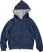 MAM Partij Stunter Kinder vest met capuchon - Donkerblauw - Katoenmix - Maat 110/116