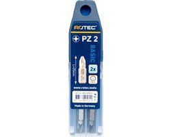 Rotec PRO Bit PZ2 (Pozi) L 25mm 2 stuks
