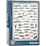 Zoetwatervis Eurographics Zoetwatervis puzzel van 1000 stukjes