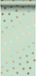 ESTAhome behang stippen vergrijsd mintgroen en goud - 53 cm x 10.05 m - 139245