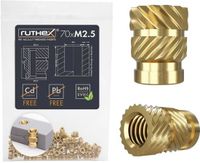 ruthex Schroefdraadinzet RX-M2,5x5.7 GE-M25x57-001