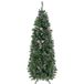 Sapin de Noël artificiel 180 cm avec pommes de pin, 618 branches et support métallique, vert