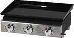 Plancha Barbecue à gaz "Presto 3" - 3 brûleurs - 7,5 kW - Gris