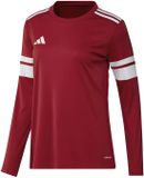Adidas Squadra 25 T-shirt Met Lange Mouwen Rood S Vrouw