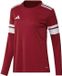 Adidas Squadra 25 T-shirt Met Lange Mouwen Rood S Vrouw
