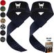 Thor Athletics Sangles de musculation - Prise supplémentaire - Accessoires d'entraînement de force - Sangles d'haltérophilie - Sangles de soulevé de terre - Viking Blue - Inclus E-book - Taille unique